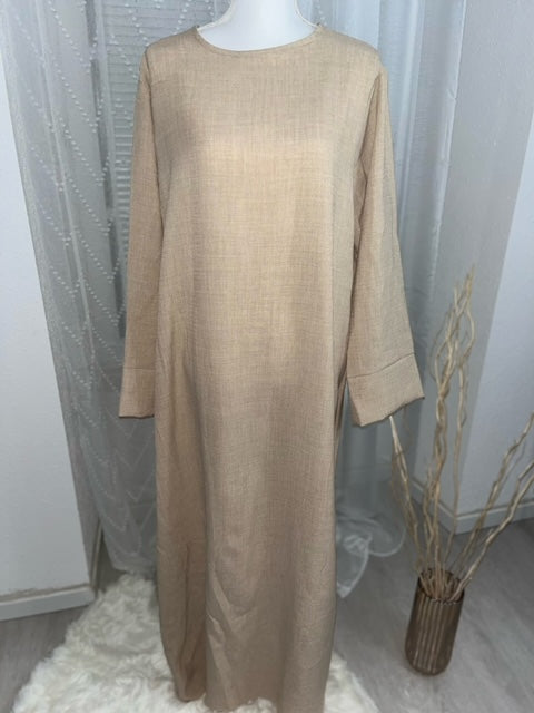 Abaya Khadija Beige