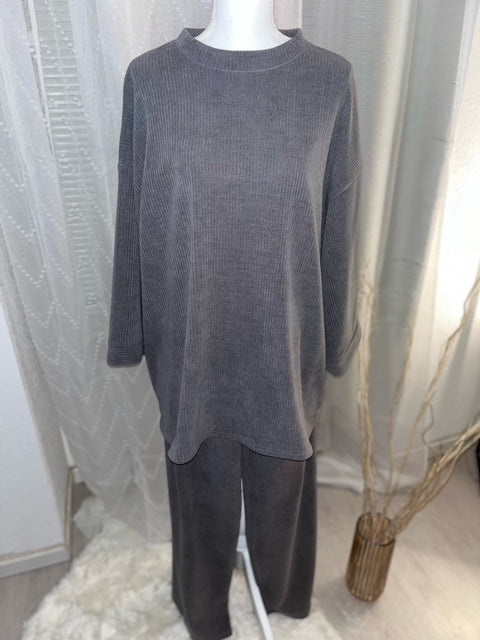 Ensemble Velour Shay Gris