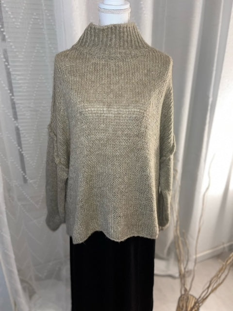 Pull Laine Lina Taupe