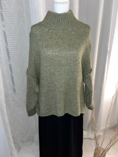 Pull Laine Lina Olive